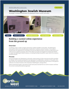 Washington State Jewish Museum Case Study